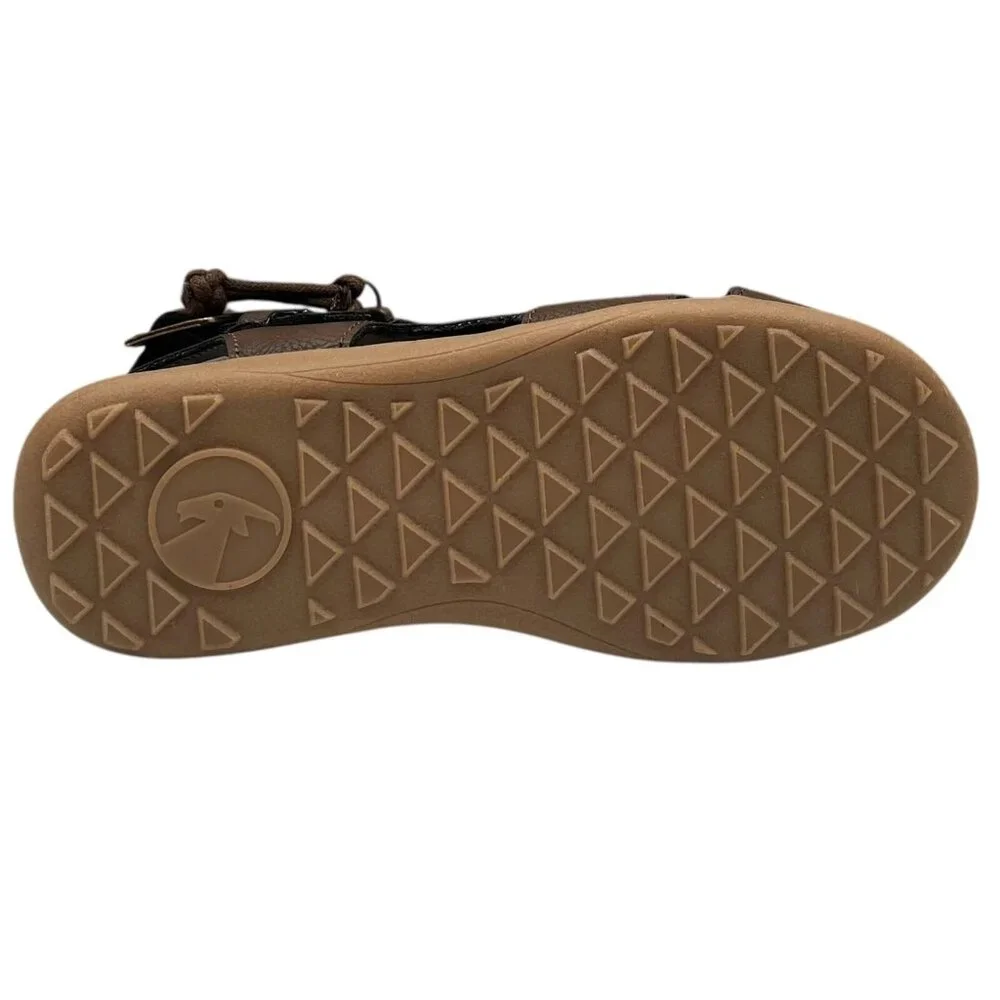 BILLY Little Boys Girls Slip-on Sandal Size 12 Brown Fisherman Full-Zip Closure
